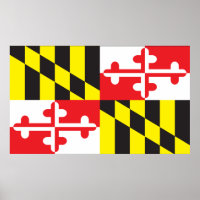 Flagge des Staat Maryland