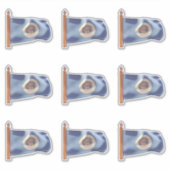 Flagge des Staat Minnesota (Ausgehend) Aufkleber (Vorderseite)