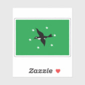 Flagge des Staat Ngchesar, Palau Aufkleber (Blatt)