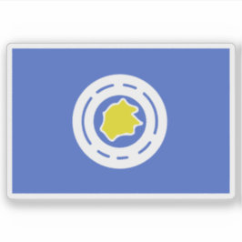 Flagge des Staat Ngeremlengui, Palau Aufkleber