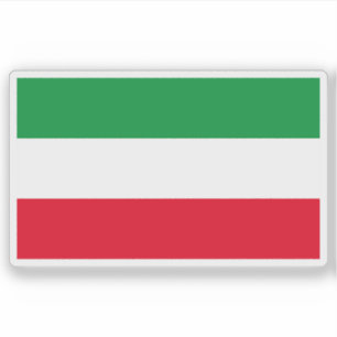 Flagge des Staat Nordrhein-Westfalen, Deutschland Aufkleber