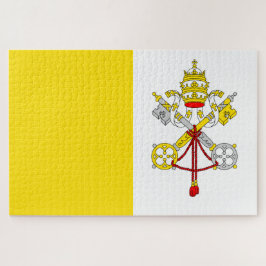 Flagge des Staat Vatikanstadt Puzzle