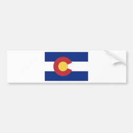 Flagge des Staat von Colorado Autoaufkleber