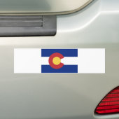 Flagge des Staat von Colorado Autoaufkleber (Auf Auto)