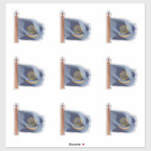 Flagge des Staat von Idaho Aufkleber