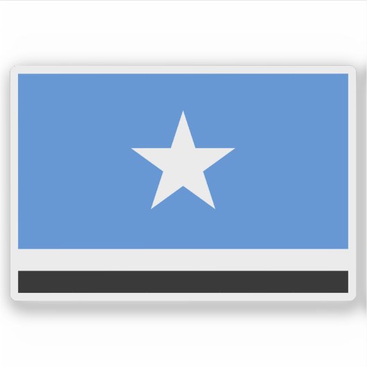 Flagge des Staat von Maakhir, Somalia (2008-2009) Aufkleber (Vorderseite)