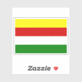 Flagge des Staat von Ostindonesien Aufkleber (Blatt)