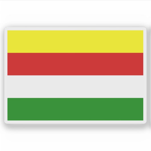 Flagge des Staat von Ostindonesien Aufkleber (Vorderseite)