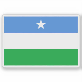 Flagge des Staat von Puntland, Somalia (2009-2009) Aufkleber