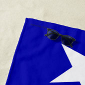 Flagge des Staat von Texas Strandtuch (Beispiel)