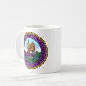 Flagge des Staates Chickasaw Kaffeetasse (Vorderseite Links)