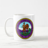Flagge des Staates Chickasaw Kaffeetasse (Links)