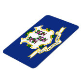 Flagge des Staates Connecticut Magnet (Linke Seite)