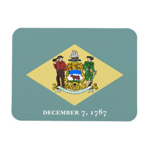Flagge des Staates Delaware Magnet