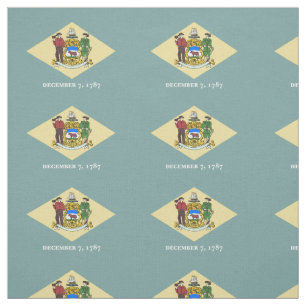 Flagge des Staates Delaware Stoff