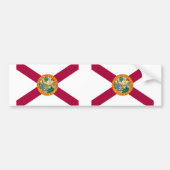 Flagge des Staates Florida Autoaufkleber (Vorne)