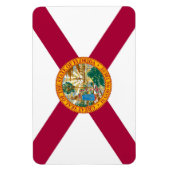 Flagge des Staates Florida Magnet (Vertikal)