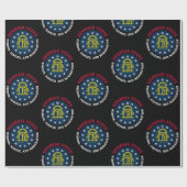 FLAGGE DES STAATES GEORGIA PEACH GESCHENKPAPIER (Flach)