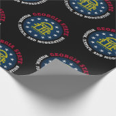 FLAGGE DES STAATES GEORGIA PEACH GESCHENKPAPIER (Ecke)