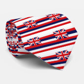 Flagge des Staates Hawaii Krawatte (Gerollt)