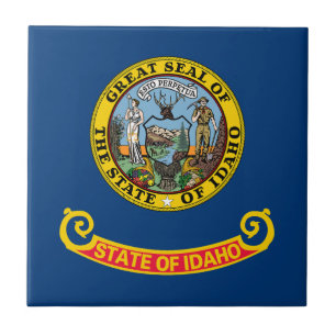 Flagge des Staates Idaho Fliese