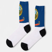 Flagge des Staates Idaho Socken (Linkes Detail)