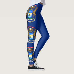 Flagge des Staates Michigan Leggings