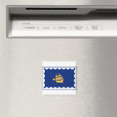 Flagge des Stadtmagazins von Quebec Magnet (In Situ (Geschirrspüler))