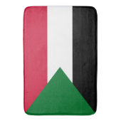 Flagge des Sudan Badematte (Vorderseite Vertikal)