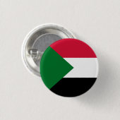 Flagge des Sudan Button (Vorne & Hinten)