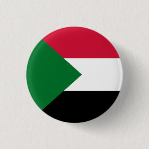 Flagge des Sudan Button
