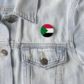 Flagge des Sudan Button (Beispiel)