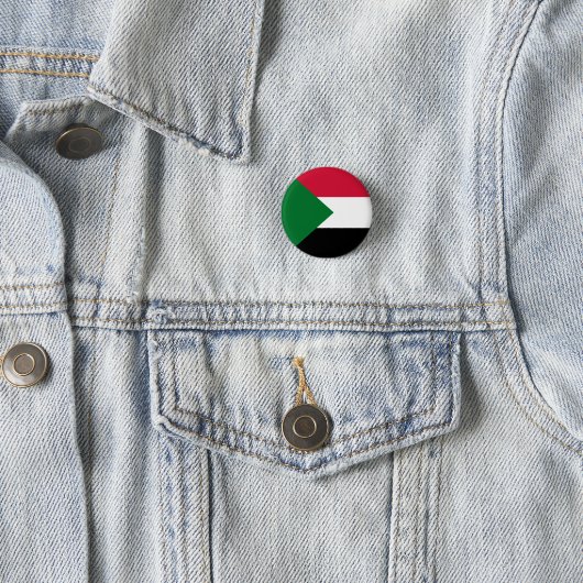Flagge des Sudan Button (Beispiel)