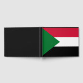 Flagge des Sudan Gästebuch (Voll)