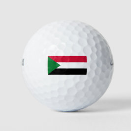 Flagge des Sudan Golfball