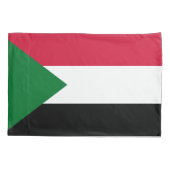 Flagge des Sudan Kissenbezug (Rückseite)