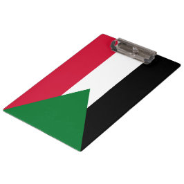 Flagge des Sudan Klemmbrett