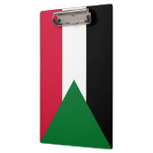 Flagge des Sudan Klemmbrett (Links)