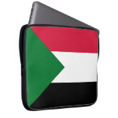 Flagge des Sudan Laptopschutzhülle (Vorne Rechts)