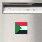 Flagge des Sudan Magnet (In Situ (Geschirrspüler))