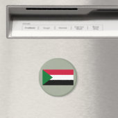 Flagge des Sudan Magnet (In Situ (Geschirrspüler))