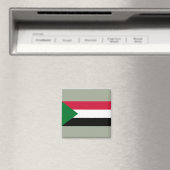 Flagge des Sudan Magnet (In Situ (Geschirrspüler))