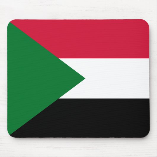 Flagge des Sudan Mousepad (Vorne)