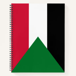 Flagge des Sudan Notizblock