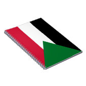 Flagge des Sudan Notizblock (Rechte Seite)