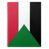 Flagge des Sudan Notizblock (Vorderseite)