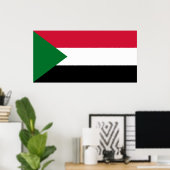 Flagge des Sudan Poster (Heimbüro)