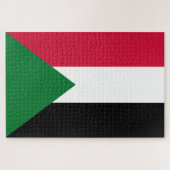 Flagge des Sudan Puzzle (Horizontal)