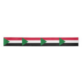 Flagge des Sudan Satinband (Vorderseite)