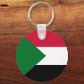 Flagge des Sudan Schlüsselanhänger (Rückseite)